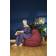 Sitting Point Alfa XXL Wine Red Sækkestol 130L