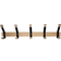 NBS 5 Hook Black/Natural Klädkrok 50cm