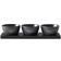 Bitz Snack set black Serveringsskål 3stk