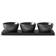 Bitz Snack set black Serveringsskål 3stk