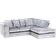 Furniture 786 Bella Silver Sofa 212cm 3 Seater