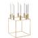 Audo Copenhagen Kubus Gold Candelabro 29cm