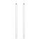 Uyuni Mini Kertelys Nordic White Bougie LED 25cm 2pcs