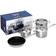 Le Creuset 3-Ply Stainless Steel Set mit Klappe 4 teile