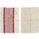Classic Textiles Lukas Kökshandduk Röd, Beige (60x40cm)