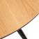 Dan Form Eclipse Oak Veneer/Black Spisebord 120cm