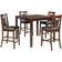 Signature Design Ashley Bennox Brown Dining Set 42x42" 5