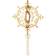 Georg Jensen Top Star Ice Flower Gold Christmas Tree Ornament 25.8cm