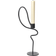 ferm LIVING Valse Black Ljusstake 28cm