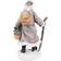 Clayre & Eef Santa Claus Grey&Brown Julpynt 21cm