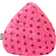Sitting Point Fluffy Star L Pink Sækkestol 120L