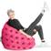 Sitting Point Fluffy Star L Pink Sækkestol 120L