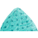 Sitting Point Fluffy Stars L Turquoise Sækkestol 120L