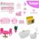 Boppi Dolls House 3 Storey with 17 Play Furniture Accessories
