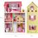 Boppi Dolls House 3 Storey with 17 Play Furniture Accessories