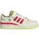 Adidas Junior The Grinch Forum Low - Cream White/Collegiate Red/Solar Slime