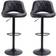 Neo Faux Leather Black Bar Stool 107cm 2pcs