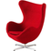 Fritz Hansen Miniature Egg Red Dekorationsfigur 16.5cm