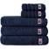 Lexington Original Navy Blue Badezimmerhandtuch Blau (150x100cm)