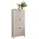 GFW Bergen Three Tier White Shoe Rack 52.5x108.5cm