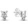 Pandora Clous d'oreilles Rondes & Carrées Timeless Argent