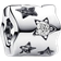 Pandora Cut-out Sparkling Star Charm - Silver/Transparent