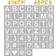 Letter Stencils Symbol Numbers Craft 46pcs