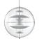 Verner Panton VP Globe White Pendellampa ∅ 40cm