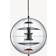 Verner Panton VP Globe Transparent Lampada a Sospensione 40cm