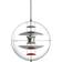 Verner Panton VP Globe Red/Blue Pendant Lamp ∅ 40cm
