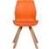 CLP Luna Orange Chaise de Cuisine 87.5cm