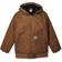 Carhartt Kid's Flannel Quilt Lined Active Jacket - Brown (CP8545-D15)