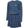 Hummel Wild Dress with Smocked Waist - Dark Denim