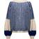 Noella Liana Knit Sweater - Cream/Cobalt Blue