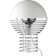 Verpan Wire White Bordslampa 54cm