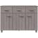 vidaXL HAMAR Light Grey Sideboard 113x80cm