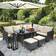 Easy Imex Bideford Rattan Corner Outdoor Lounge Set