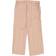 Wheat Cropped Trousers Inga - Peach Stripe