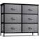 Sorbus Dresser with 6 Drawers Black Chest of Drawer 31.5x24.6"