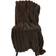 Skinnwille Wave Filt Brun (180x120cm)