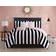 Juicy Couture Cabana Stripe Black/White Bedspread Black, White (228.6x228.6)