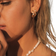 Sistie Silke X Earrings - Gold