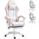 Vinsetto Racing Gaming Chair Reclining Computer Chair with Armrest - Pink