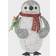 LuxenHome Lighted Penguin Yard Gray&White Christmas Lamp 15"