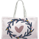 Bonamaison Printed Tote Bag - White