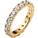 Pandora Sparkling Row Eternity Ring - Gold/Transparent