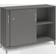 Ergoff DNA Anthracite/Alu Grey Förvaringsskåp 120x89cm