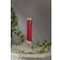 Star Trading Antique Flamme Red LED Candle 25cm 2pcs