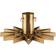 House Doctor Star Brass Julgransfot 47cm