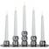 Watt & Veke Lykke Combinable Chrome Candle Holder 11"